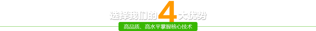 選擇我們的四大優(yōu)勢(shì)-高品質(zhì)、高水平掌握核心技術(shù)